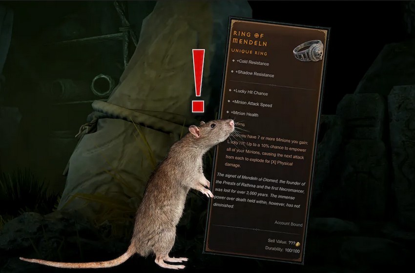 《暗黑4》都市传说：跟随老鼠会找到高爆率敌人