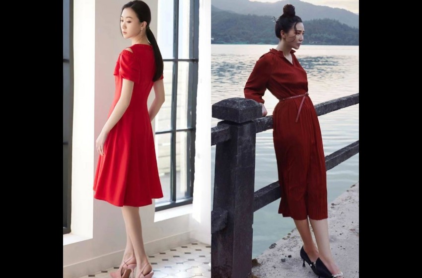 红色连衣裙搭配什么鞋子好看，红色连衣裙的穿搭技巧以及红色连衣裙的高级感
