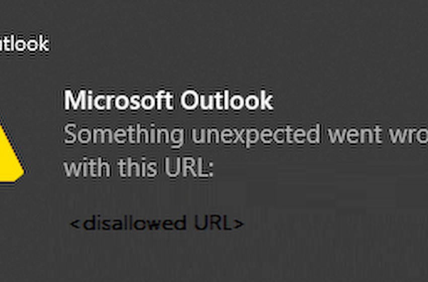 提供修复方案：微软承认 7 月更新导致 Outlook 无法打开超链接