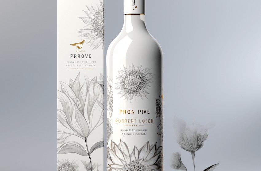 白酒紅酒包裝果汁飲料logo外包裝設計光瓶酒包装设计