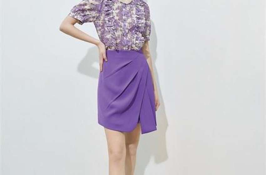 爱依莲 挖掘紫色穿搭里的时尚表现力