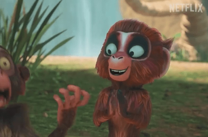 Netflix版西游记新编动画电影《美猴王》发布片段 幼崽美猴王叛逆登场