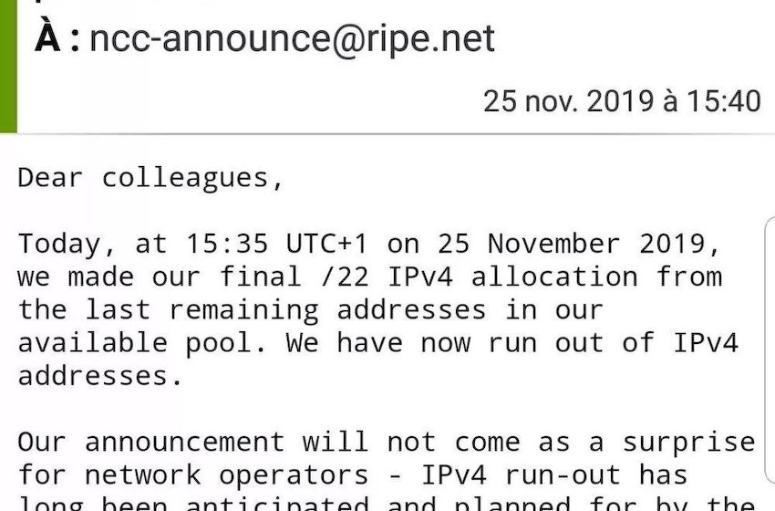 全球 43 亿 IPv4 地址耗尽的四年后，亚马逊：明年，将对所有公共 IPv4 地址收费！