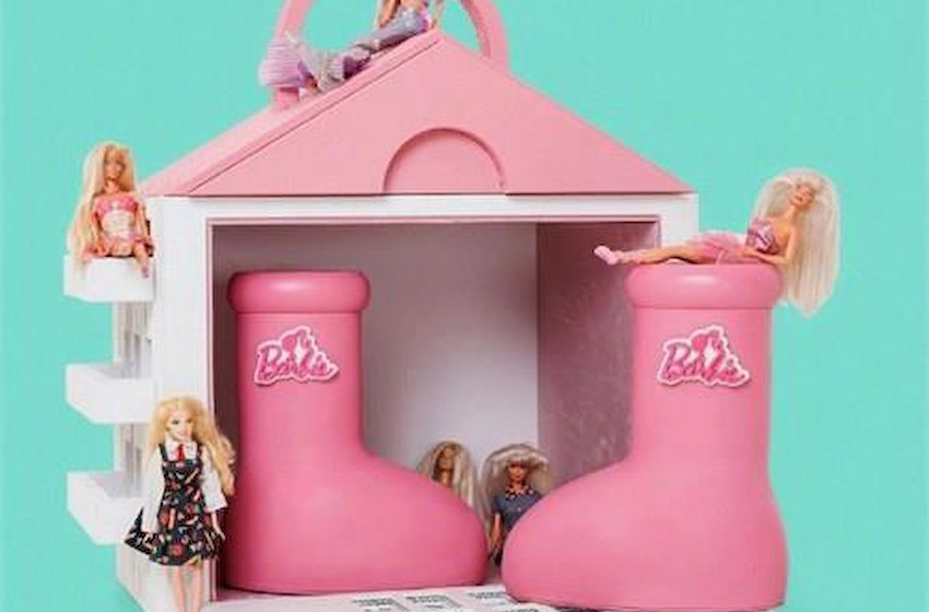 MSCHF × Barbie芭比粉新设计 新款阿童木靴来袭