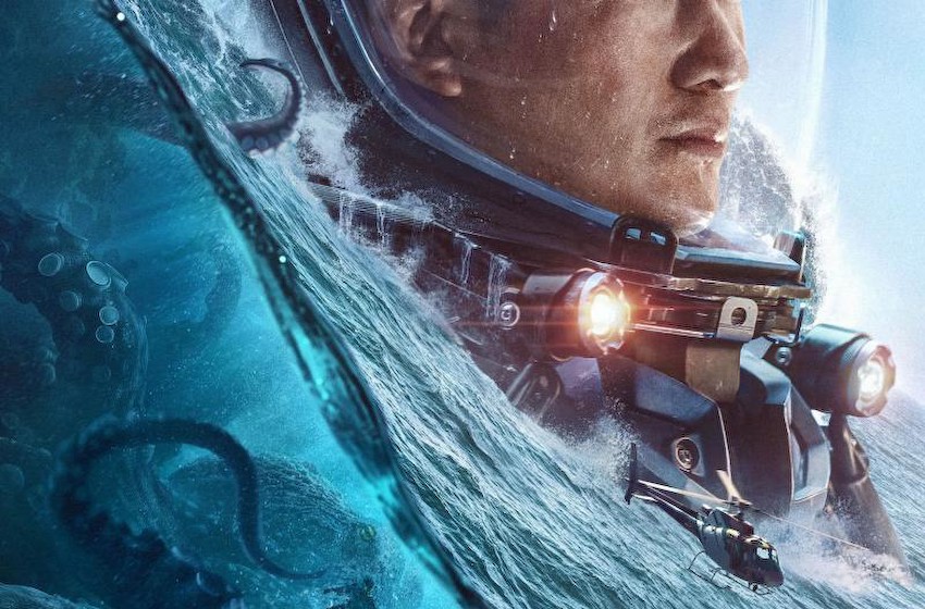 《巨齿鲨2：深渊》全球票房破1.42亿美金 吴京跳直升机深海斗巨型章鱼