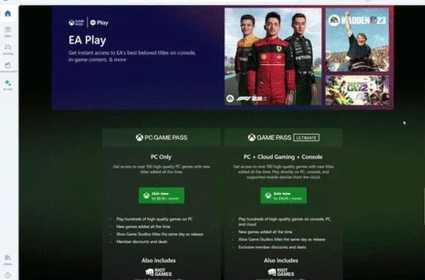 微软邀请用户测试新版 Microsoft Store：新增 Game Pass 页面